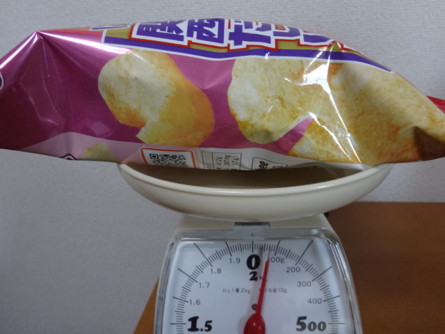 重さを量ってみた 牛乳とか 市販食品の重さはかってみた